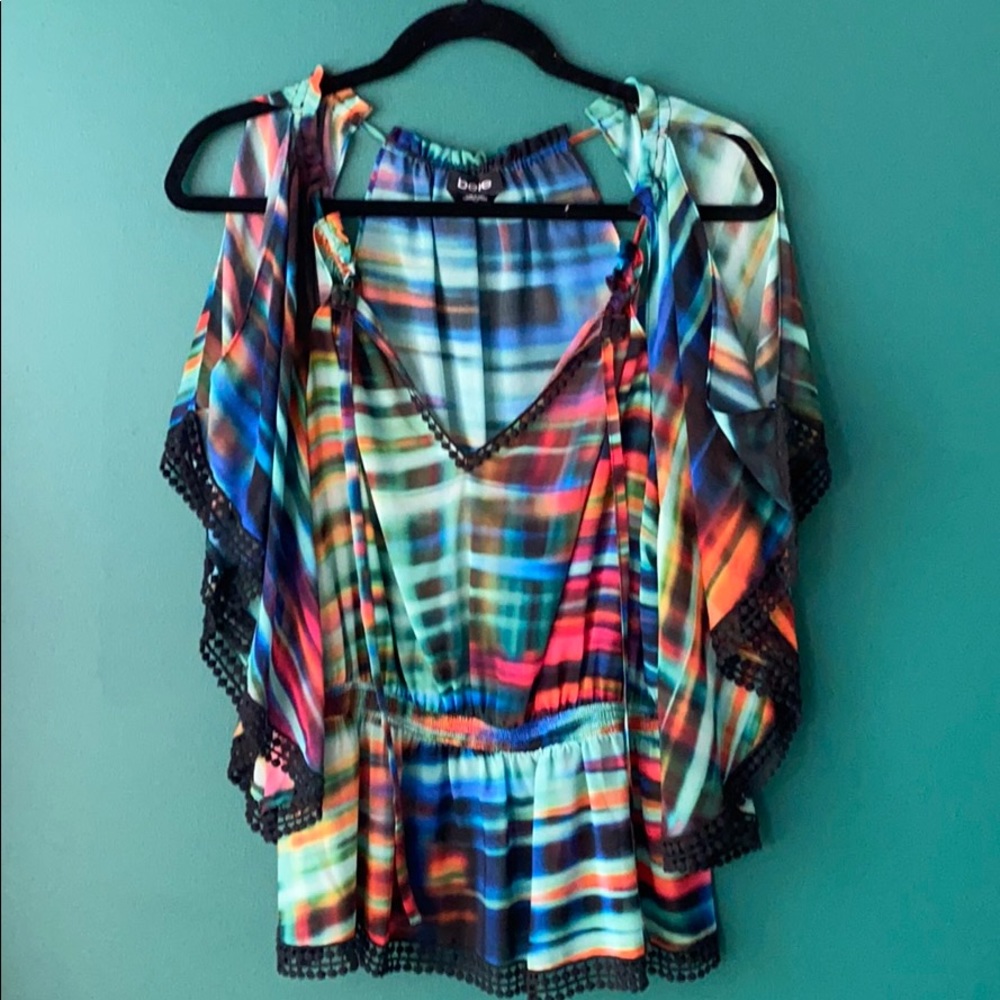 Bebe Bell Sleeves Blouse